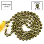 Certified Natural Pyrte Mala Semi Precious Crystal Stone 6 mm 108 Beads Jap Mala / Necklace for Reiki Healing Stones (Color : Golden), 6 image