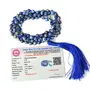 Certified Natural Lapis Lazuli Mala Semi Precious Crystal Stone 6 mm 108 Beads Jap Mala / Necklace for Reiki Healing Stones (Color : Blue), 5 image