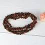 Natural Mahogany Obsidian Mala / Necklace Crystal Stone Chip Bead Mala for Reiki Healing and Crystal Healing Stons (Color : Red & Black), 4 image