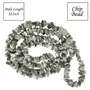 Natural Cats Eye Mala/Necklace Natural Crystal Stone Chip Bead Mala for Reiki Healing and Crystal Healing Stone (Color : Grey), 3 image
