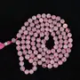 Certified Natural Rose Quartz Mala Semi Precious Crystal Stone 6 mm 108 Beads Jap Mala / Necklace for Reiki Healing Stones (Color : Pink), 6 image