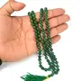 Certified Green Aventurine Mala Semi Precious Crystal Stone 6 mm 108 Beads Jap Mala / Necklace for Reiki Healing Stones (Color : Green), 2 image