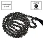 Certified Natural Lava Mala Semi Precious Crystal Stone 6 mm 108 Beads Jap Mala / Necklace for Reiki Healing Stones (Color : Black), 5 image