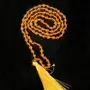 Natural Stone Citrine Mala Necklace for Men and Women, 5 image