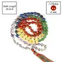 Certified Natural 7 Chakra Mala Semi Precious Crystal Stone 6 mm 108 Beads Jap Mala / Necklace for Reiki Healing Stones (Color : Multi), 3 image