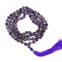 Amethyst Mala Natural Crystal Stone 8 mm 108 Round Bead Jap Mala for Reiki Healing and Crystal Healing Stone (Color : Purple), 4 image