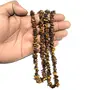 Natural Tiger Eye Mala / Necklace Crystal Stone Chip Bead Mala for Reiki Healing and Crystal Healing Stons (Color : Golden & Brown), 2 image