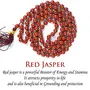 Crystu Red Jasper 6 mm Stone Crystal 108 Beads Jaap Mala for Reiki and Crystal Healing for Men and Women, 4 image