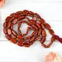 Natural Stone Red Jasper Oval Beads Healing Necklace Jap Chakra Mala for Men and Women, 5 image