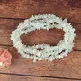 Natural Rainbow Moonstone Mala / Necklace Crystal Stone Chip Bead Mala for Reiki Healing and Crystal Healing Stons (Color : White & Red), 2 image