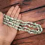 Natural Tree Agate Mala / Necklace Crystal Stone Chip Bead Mala for Reiki Healing and Crystal Healing Stons (Color : Green & White), 2 image