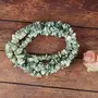 Natural Tree Agate Mala / Necklace Crystal Stone Chip Bead Mala for Reiki Healing and Crystal Healing Stons (Color : Green & White), 4 image