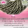 Pyrite Mala 6 mm Stone Mala/Necklace Crystal Mala 108 Beads Jaap Mala for Reiki Healing and Crystal Healing Stone (Color : Golden), 6 image