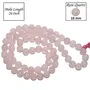 Natural Rose Quartz Mala Crystal Stone 10 mm Round Beads Mala for Reiki Healing Stones (Color : Pink), 3 image