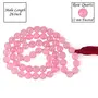 Natural Rose Quartz Mala Crystal Stone 12 mm Faceted / Diamond Cut Bead Mala for Reiki Healing Stone (Color : Pink), 3 image