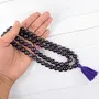 Natural Amethyst Mala Crystal Stone 10 mm Round Beads Mala for Reiki Healing Stones (Color : Purple), 2 image