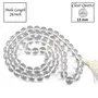 Natural AAA Clear Quartz Mala Crystal Stone 12 mm Round Beads Mala for Reiki Healing Stones (Color : Clear), 3 image