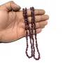 Natural Ruby Mala / Necklace Crystal Stone Chip Bead Mala for Reiki Healing and Crystal Healing Stons (Color : Red), 2 image