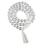 Natural AAA Clear Quartz Mala Crystal Stone 12 mm Round Beads Mala for Reiki Healing Stones (Color : Clear), 4 image