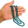Certified Natural Apatite Mala Semi Precious Crystal Stone 6 mm 108 Beads Jap Mala / Necklace for Reiki Healing Stones (Color : Green), 3 image