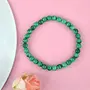 Crystu Malachite Bracelet 6 mm Round Bead Reiki Healing Crystal - Stone Chakra Bracelet for Unisex (Color : Green), 2 image