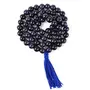 Natural Goldstone Blue Mala Crystal Stone 10 mm Round Beads Mala for Reiki Healing Stones (Color : Blue), 5 image