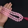 Natural Rose Quartz Mala Crystal Stone 12 mm Faceted / Diamond Cut Bead Mala for Reiki Healing Stone (Color : Pink), 2 image