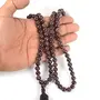Garnet Natural Crystal Stone 8 mm 108 Round Beads Jap Mala for Men and Women, 4 image