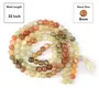 Multi Moonstone Mala Natural Crystal Stone 8 mm 108 Round Bead Jap Mala for Reiki Healing and Crystal Healing Stone (Color : Multi), 3 image