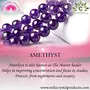 Amethyst Mala Tumble Bead Crystal Stone Mala/Necklace for Reiki Healing and Crystal Healing Stone (Color : Purple), 5 image