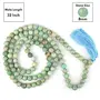 AAA Amazonite Mala Natural Crystal Stone 8 mm 108 Round Bead Jap Mala for Reiki Healing and Crystal Healing Stone (Color : Green), 3 image