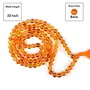 Citrine Mala Natural Crystal Stone 8 mm 108 Round Bead Jap Mala for Reiki Healing and Crystal Healing Stone (Color : Yellow), 3 image