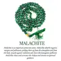 Malachite Mala Necklace 6 mm Crystal Stone Mala 108 Bead Jaap Mala for Reiki Healing and Crystal Healing Stone Mala (Color : Green), 5 image