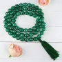 Natural Green Jade Mala Crystal Stone 10 mm Faceted / Diamond Cut Bead Mala for Reiki Healing Stone (Color : Green), 5 image