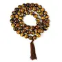 Tiger Eye Mala 12 mm Beads Reiki Healing and Meditation Psychic Protector Confidence Will Power Brow Solar Plexus Chakra Mala/Necklace for Unisex, 5 image