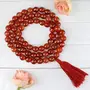 Natural Red Onyx Mala Crystal Stone 10 mm Faceted / Diamond Cut Bead Mala for Reiki Healing Stone (Color : Red), 4 image