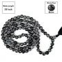 Snowflake Obsidian Mala Natural Crystal Stone 8 mm 108 Round Bead Jap Mala for Reiki Healing and Crystal Healing Stone (Color : Black & Grey), 3 image