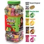 Swad Original & Mixed Flavor Chocolate Candy (Digestive Toffee) 2 jars x 300 600 Candies, 4 image