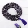 Natural Amethyst Mala Crystal Stone 10 mm Round Beads Mala for Reiki Healing Stones (Color : Purple), 4 image