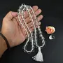 Natural AAA Clear Quartz Mala Crystal Stone 12 mm Round Beads Mala for Reiki Healing Stones (Color : Clear), 2 image