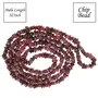 Natural Ruby Mala / Necklace Crystal Stone Chip Bead Mala for Reiki Healing and Crystal Healing Stons (Color : Red), 3 image