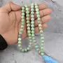 AAA Amazonite Mala Natural Crystal Stone 8 mm 108 Round Bead Jap Mala for Reiki Healing and Crystal Healing Stone (Color : Green), 2 image
