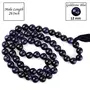 Natural Goldstone Blue Mala Crystal Stone 12 mm Round Beads Mala for Reiki Healing Stones (Color : Blue), 3 image