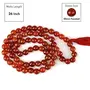 Natural Red Onyx Mala Crystal Stone 10 mm Faceted / Diamond Cut Bead Mala for Reiki Healing Stone (Color : Red), 3 image