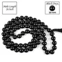 Natural Black Onyx Mala Crystal Stone 10 mm Round Beads Mala for Reiki Healing Stones (Color : Black), 3 image
