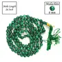 Certified Natural Malachite Mala Semi Precious Crystal Stone 6 mm 108 Beads Jap Mala / Necklace for Reiki Healing Stones (Color : Green), 5 image