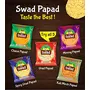 Swad Moong Kali Mirch and Jeera Snack Special Papad -Spicy Amritsari Taste Crispy and Tasty Fried or Roasted with Pickle or Chutney (400 g), 3 image