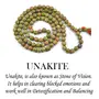 Unakite Mala - Necklace Diamond Cut 8 mm Crystal Stone Mala 108 Beads Jaap Mala for Reiki Healing and Crystal Healing Stone (Color : Green), 4 image