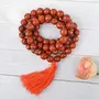Natural Red Jasper Mala Crystal Stone 10 mm Faceted / Diamond Cut Bead Mala for Reiki Healing Stone (Color : Red), 4 image