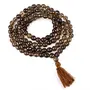 Natural Smoky Quartz Mala Crystal Stone Faceted / Diamond Cut 108 Beads 8 mm Jap Mala for Reiki Healing and Crystal Healing Stone (Color : Grey), 4 image